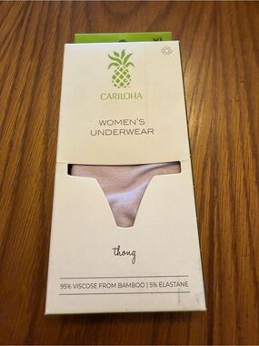 Cariloha Women's Bamboo Thong — Light Lilac